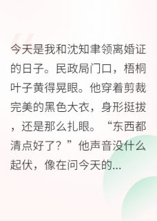 前夫的白月光是我沈知聿苏软小说全本在线阅读