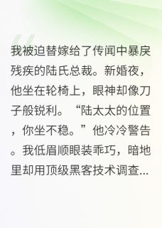 《替嫁后我和装残大佬掉马了》精彩章节列表在线试读 苏晚陆霆琛小说