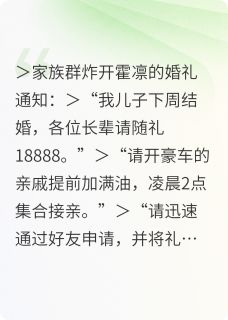 闪婚当天，我在豪门群发疯全本资源 霍启明霍凛王美凤精彩章节未删减版