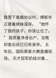 离婚当天，我揣着萌宝跑路了免费阅读 傅斯年苏晚的小说免费试读