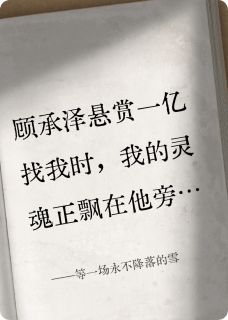 《等一场永不降落的雪》小说完结版在线试读 顾承泽裴商小说阅读