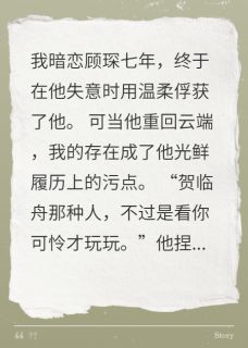 贺临舟顾琛小说 他冷暴力我？转身大佬极致宠(贺临舟顾琛)小说阅读
