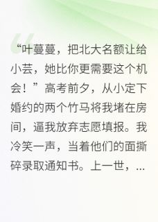 《重生后，双竹马逼我放弃北大名额》小说章节目录免费阅读 顾司宸叶小芸傅承砚小说全文