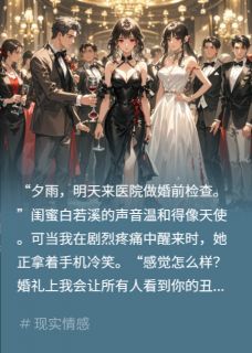 婚前三天，我消失了顾寒深白若溪夕雨小说全文章节阅读 婚前三天，我消失了免费完整版