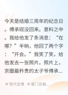《离婚后京圈少爷跪求复婚》小说章节目录免费阅读 傅承砚沈放小说全文