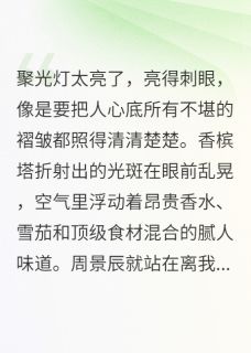 《当众离婚后，竹马总裁他等到了》周景辰温时砚章节目录免费试读