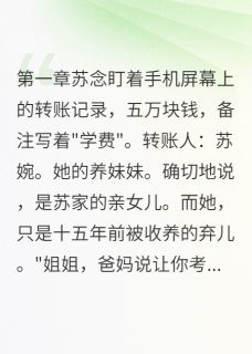 《十五年谎言包装的爱情》小说章节列表免费阅读 苏念顾言深小说全文