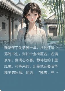 《十年陪伴终成空，一别风雪向自由》小说免费阅读 沈清晏卫骁小说大结局在线阅读