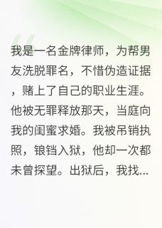 《替男友做伪证后，我后悔了》傅斯年萧怀瑾宋婉音完结版在线阅读