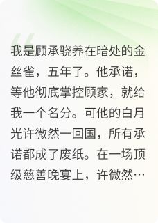 《被弃当晚，我一元拍卖了他的丑闻》小说完结版精彩阅读 顾承骁许微然傅慎言小说全文