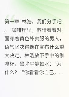 [她嫌我送外卖太穷，转头我买别墅苏晴林浩小说全文章节目录在线阅读