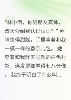 精品《同事处处学我，连男友都要抢》小说在线阅读 苏晴陈浩小说全集无删减全文