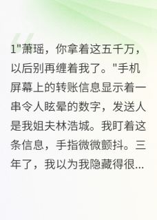《姐夫给我五千万分手费》小说大结局精彩阅读 林浩城萧雪宋雅文小说全文