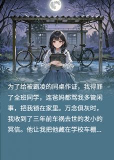 为同学作证后，我被爸妈锁进黑屋by爱吃开花白糕的余皇 江驰苏念苏默在线阅读