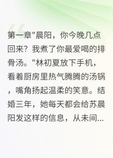 离婚当天前夫才知道我有千万遗产苏晨阳林初夏周雅琴 离婚当天前夫才知道我有千万遗产小说全文阅读